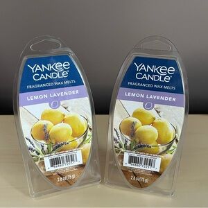 Two New Packs Yankee Candle Lemon Lavender Wax Melts